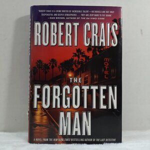 The Forgotten Man Robert Crais Signed HC Book 2005 Dust Jacket Thriller Ex Cond